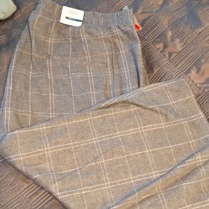 Old Navy Cotton Plaid Split Skirt